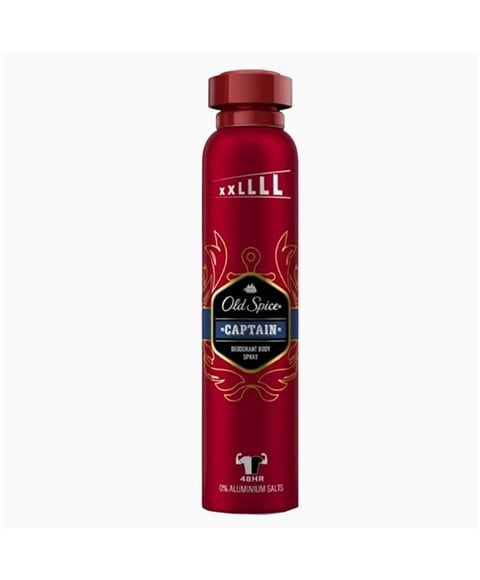OLD SPICE CAPTAIN DEODORANT BODY SPRAY 