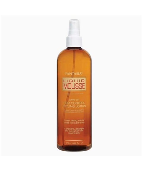 LIQUID MOUSSE SPRAY ON FIRM CONTROL STYLING LOTION 