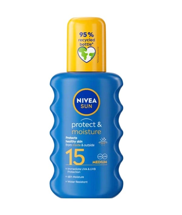 SUN PROTECT AND MOISTURE MEDIUM SPRAY 15 SPF 