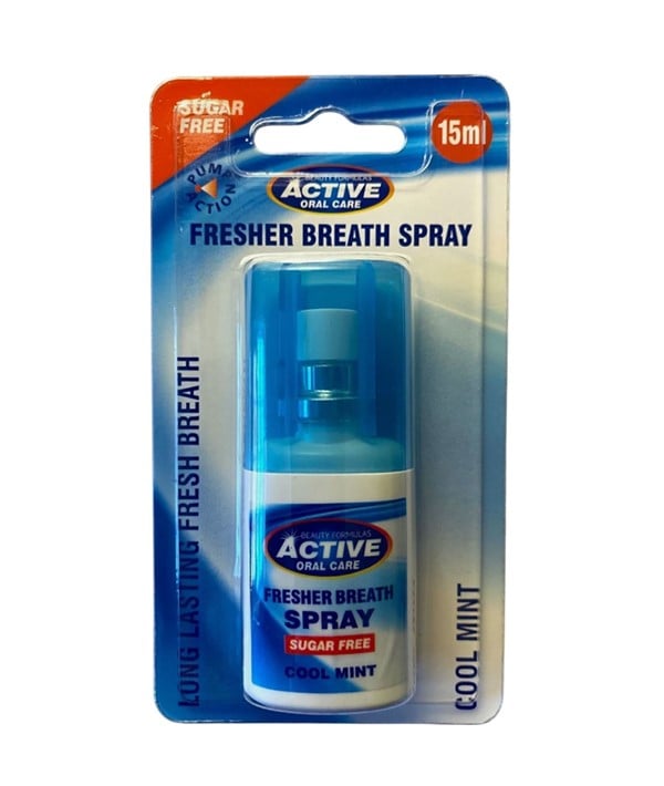ACTIVE ORAL CARE SUGAR FREE FRESHER BREATH SPRAY 
