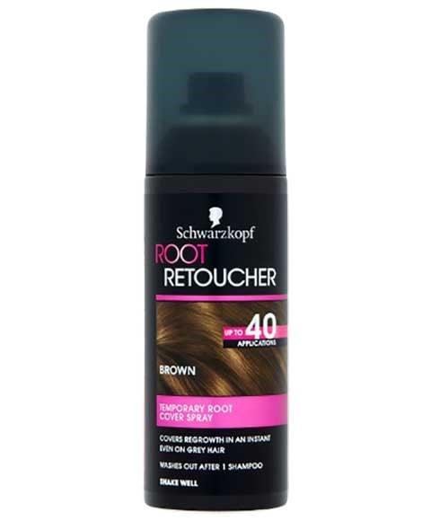 ROOT RETOUCHER TEMPORARY ROOT COVER SPRAY BROWN 