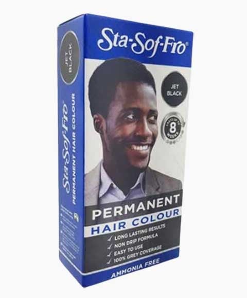 STA SOF FRO MEN PERMANENT HAIR COLOUR JET BLACK 