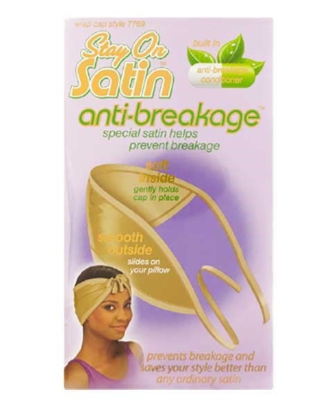 STAY ON SATIN ANTI BREAKAGE WRAP CAP 7769 