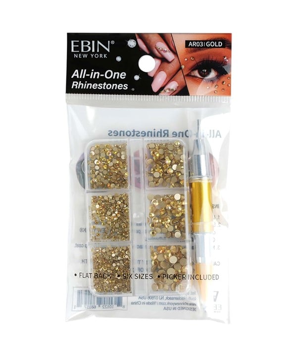 ALL IN ONE RHINESTONES AR03 GOLD 
