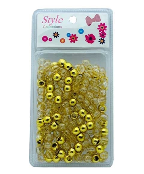 STYLE COLLECTION HAIR BEADS BD008 GOLD 