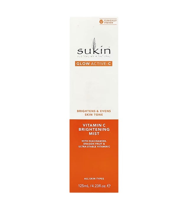 SUKIN GLOW ACTIVE C VITAMIN C BRIGHTENING MIST 