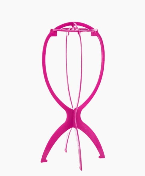PORTABLE PLASTIC WIG STAND