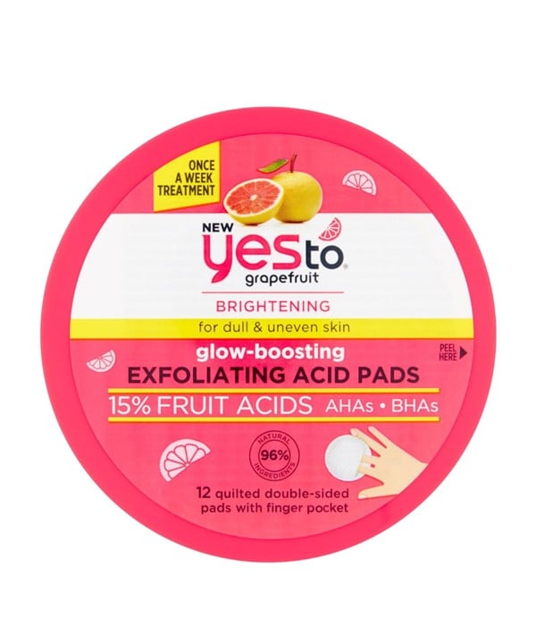 GRAPEFRUIT GLOW BOOSTING EXFOLIATING ACID PADS 