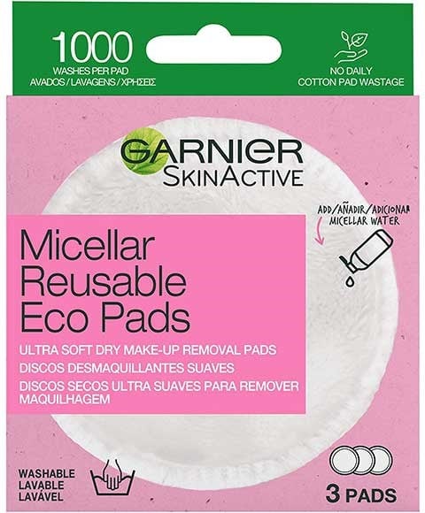 SKIN ACTIVE MICELLAR REUSABLE ECO PADS 