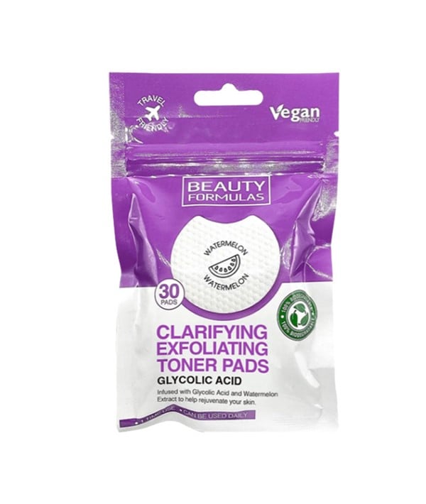 CLARIFYING GLYCOLIC ACID EXFOLIATING TONER PADS 