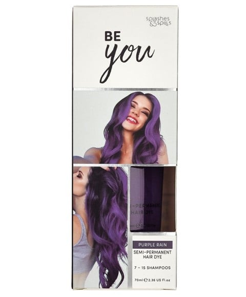 BE YOU PURPLE RAIN SEMI PERMANENT HAIR DYE 