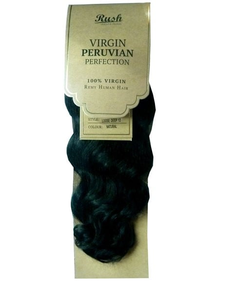 VIRGIN PERUVIAN PERFECTION HUMAN HAIR LOOSE DEEP WEAVE