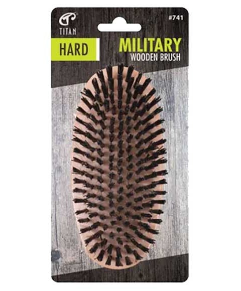 TITAN MILITARY WOODEN BRUSH HARD 741 