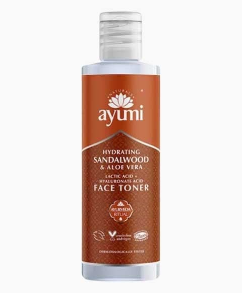 AYUMI HYDRATING SANDALWOOD AND ALOE VERA FACE TONER 