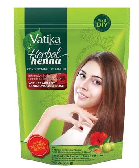 VATIKA NATURALS HERBAL HENNA CONDITIONING TREATMENT WITH S