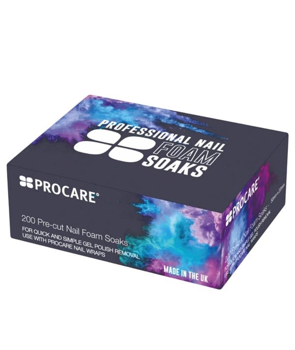 PROFESSIONAL PRE CUT NAIL FOAM SOAKS 