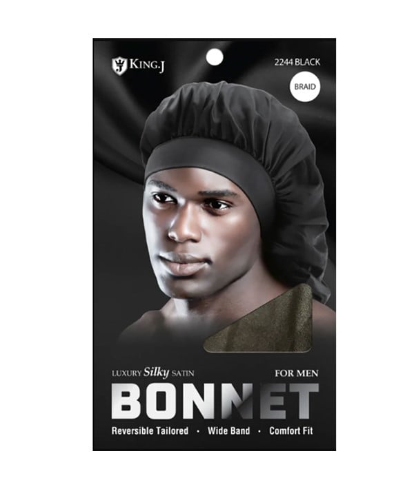 LUXURY SILKY SATIN BONNET BRAID FOR MEN 2244 