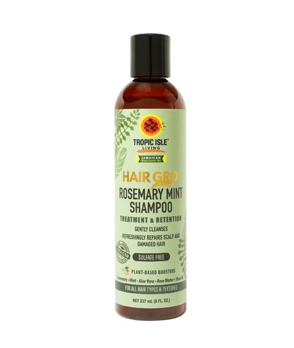 TROPIC ISLE LIVING HAIR GRO ROSEMARY MINT SHAMPOO 