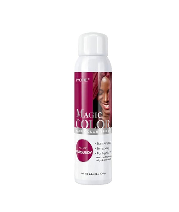 TYCHE MAGIC COLOR HAIR COLOR SPRAY BURGUNDY 