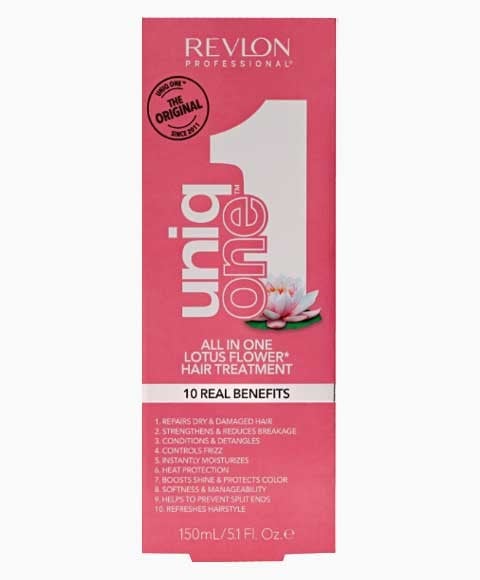 UNIQ ONE ALL IN ONE LOTUS FLOWER HAIR TREATMENT  