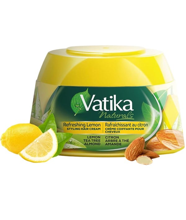 VATIKA NATURALS LEMON TEA TREE AND ALMOND STYLING HAIR CRE