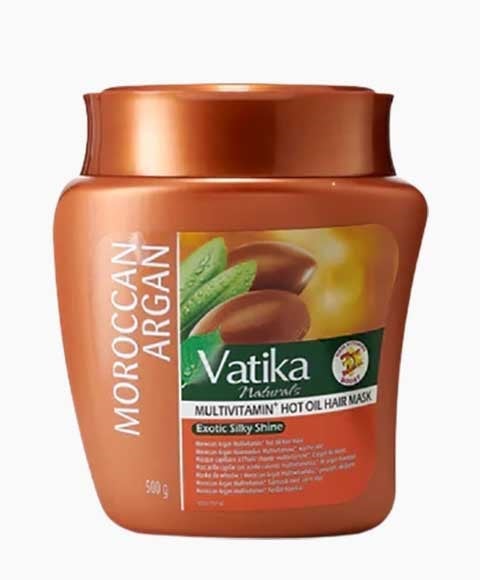 VATIKA NATURALS MOROCCAN ARGAN MULTIVIMIN HOT OIL HAIR MAS