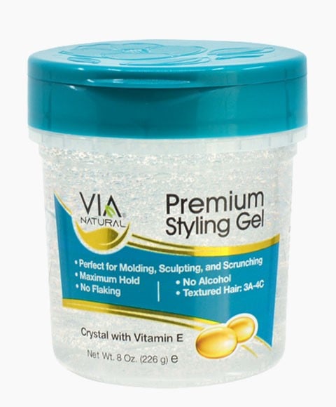 VIA NATURAL PREMIUM CRYSTAL STYLING GEL WITH VITAMIN E 