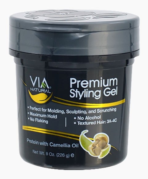VIA NATURAL PREMIUM STYLING GEL WITH PROTEIN AND CAMELLIA