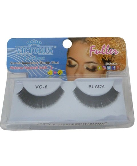 VICTORUS NATURAL TAPERED STRIP LASH VC 6 