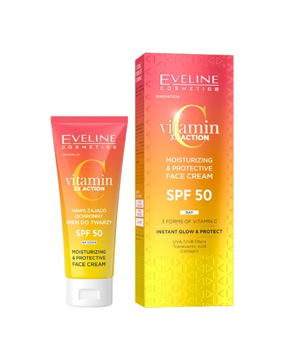 VITAMIN C 3X ACTION MOISTURIZING PROTECTIVE FACE CREAM SPF