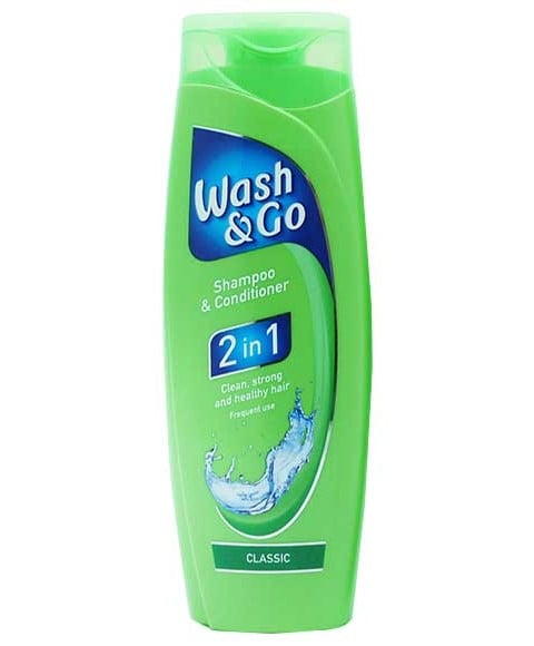 WASH AND GO 2 IN 1 SHAMPOO AND CONDITIONER 