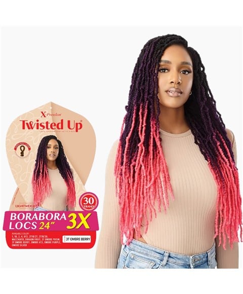 X PRESSION TWISTED UP 3X BORABORA LOCS 