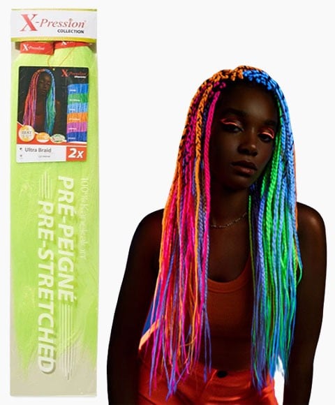 X PRESSION ULTRAVIOLET PRE STRETCHED ULTRA BRAID 