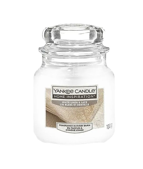 YANKEE CANDLE HOME INSPIRATION WHITE LINEN LACE 